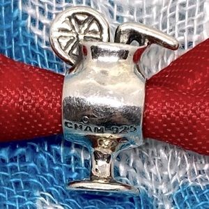 Chamilia  AUTHENTIC RETIRED Margarita Charm Sterling Silver IMPRINT C CHAM 925